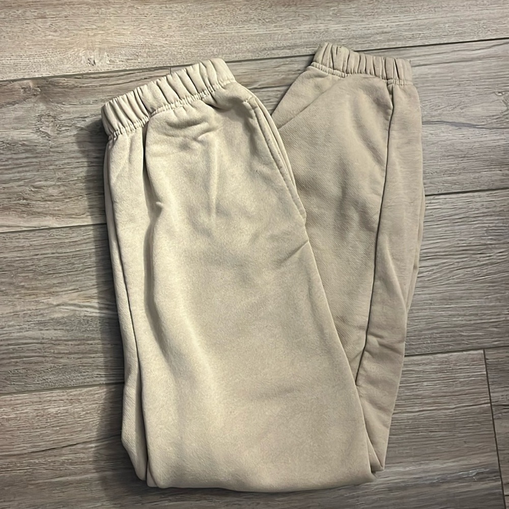 Beige Sweatpants